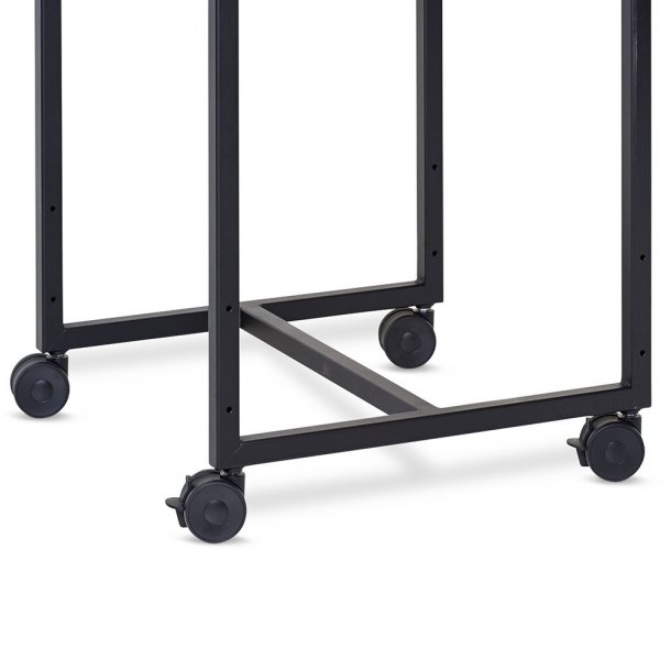 Shopping cart - 60 x 60 cm - Dark gray with accessories