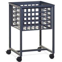 Shopping cart - 60 x 60 cm - Dark gray with accessories