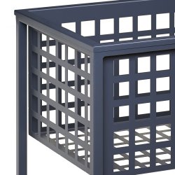 Shopping cart - 60 x 60 cm - Dark gray with accessories