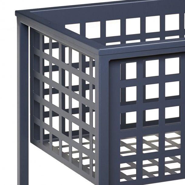 Shopping cart - 60 x 60 cm - Dark gray with accessories