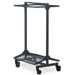 Shoe rack LUX - double-sided with 10 shelves