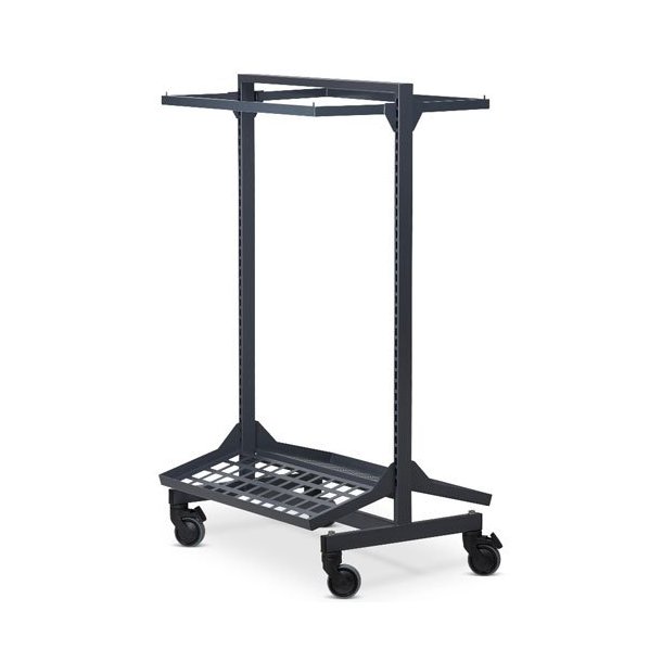 Shoe rack LUX - double-sided with 10 shelves