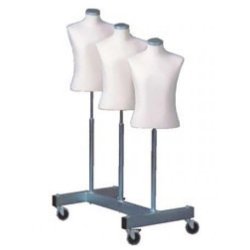 Street stand with 3 lady legs or 3 gentleman legs