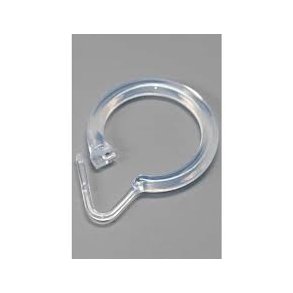 Duschdraperistng, klar plast