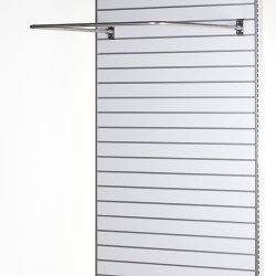 Fitting room - curtain rod for curtain panel with accessories