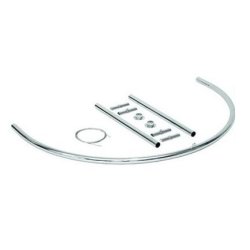 Curtain rod for fitting room - U-shaped - incl. accessories