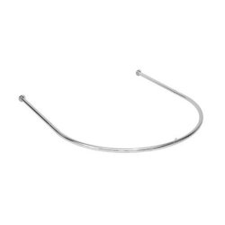 Curtain rod for fitting room - U-shaped - incl. accessories