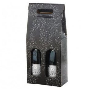 Gift box for 2 wine bottles - 25 pcs