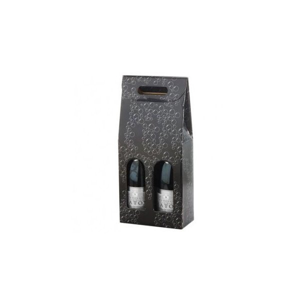 Gift box for 2 wine bottles - 25 pcs