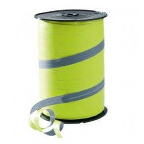 Ribbon -2-färgad- Limegrön och Gr -10 mm - 250 M
