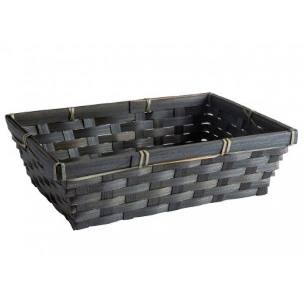 Gift basket - black - W26 x D18 x H7.5 cm