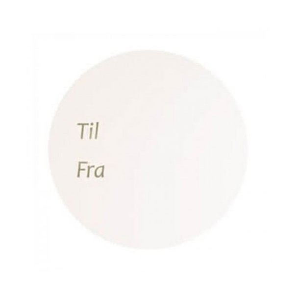 Gift tags - Round gift tags in cream, gold or silver - 1000 pcs