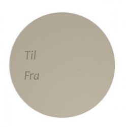 Gift tags - Round gift tags in cream, gold or silver - 1000 pcs