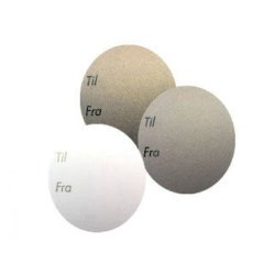 Gift tags - Round gift tags in cream, gold or silver - 1000 pcs