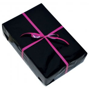 Gift wrap - gloss - black - 150m