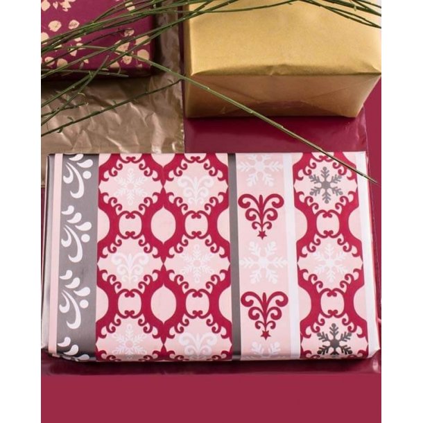Wrapping paper - Pink with pattern - multiple sizes