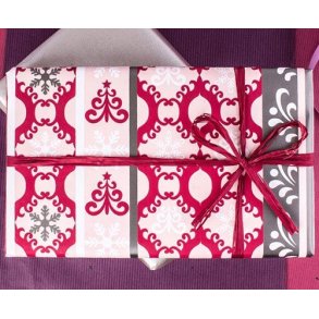 Wrapping paper - Pink with pattern - multiple sizes