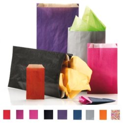 Gift bags - kraft paper - 5 sizes - 10 colors - 250 pcs