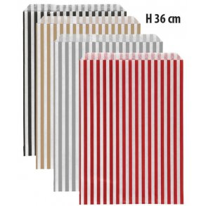 Gift bags - Striped H36 cm - 500 pcs