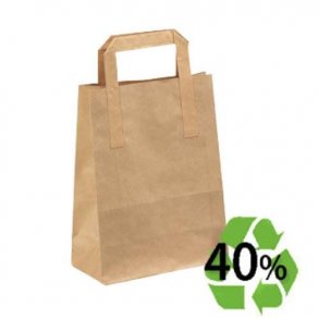 tervunna papperspsar med platta handtag - H22 cm - 100 st