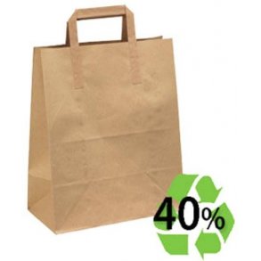 tervunna papperspsar med platta handtag - H26 cm - 100 st