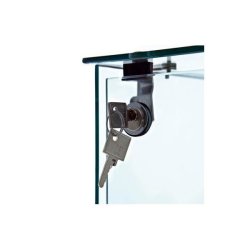 Glass display case 38x38x165 cm