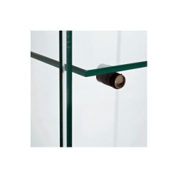 Glass display case 38x38x165 cm