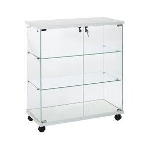 Glasvitrin 80x40x90 cm