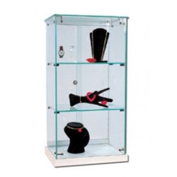 Glass display case - Table display case, showcase LYON, 42x32x84 cm