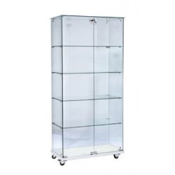 Cheap glass watch, Wide floor showcase VALENCIA II, B80xD40xH180 cm