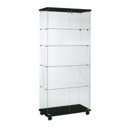 Glass display case 80x40x180 cm