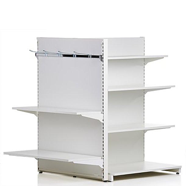 Butiksreol i stl &amp; tr til gulv