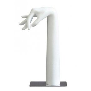 Hand display - Vit högglans - Glasfiber