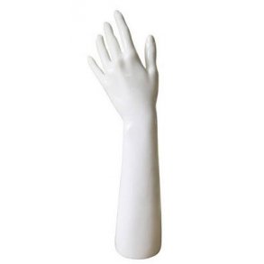Hand display - Vit högglans - H36,5 cm - Plast