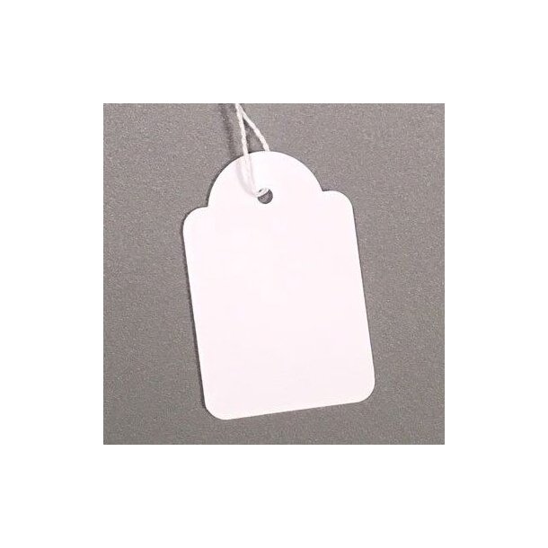 Hang tags with string - 1000 pcs