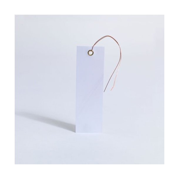 Hanging tags with copper wire