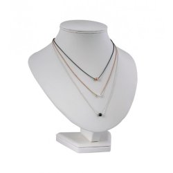 Jewelry stand for necklaces, H24.5 cm, white or black