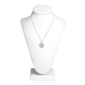 Halsband display - H35 - Vit