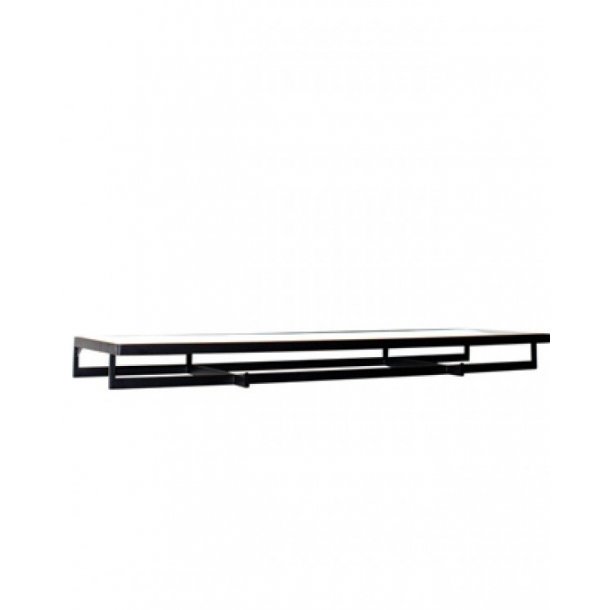 Happy - Tribute in black with clothes rail &amp; 2 front hooks