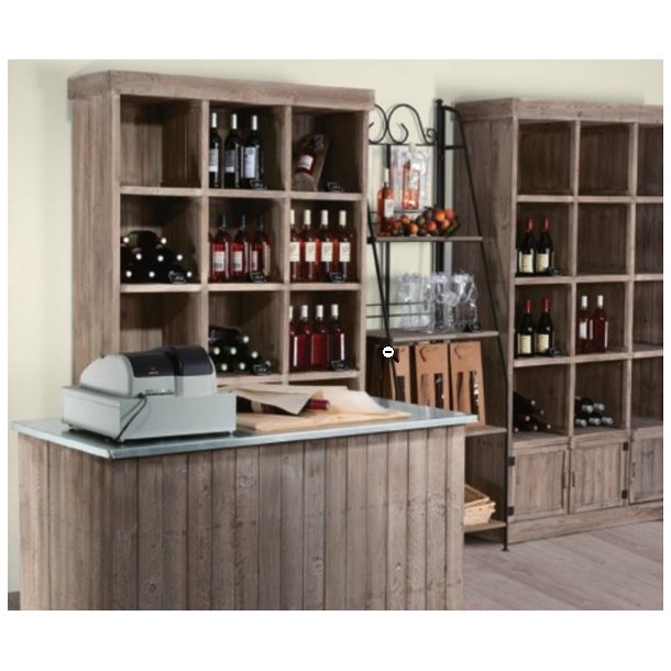 Heritage hj reol med 12 rum og 3 skabe