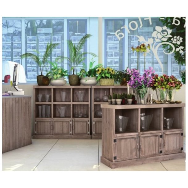 Heritage markedsvogn light med tavle