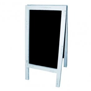 Heritage sandwich sign - A-sign - 50x100 cm - white