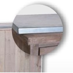 Heritage topplade i zink