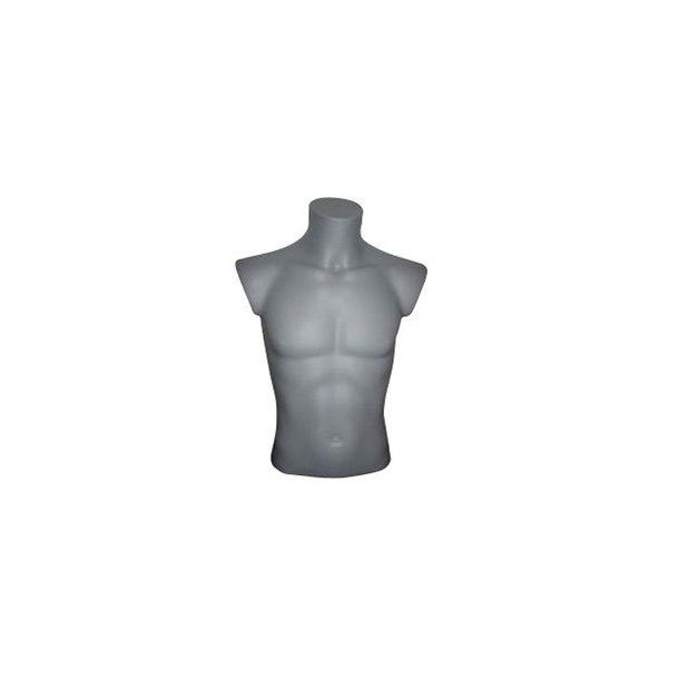 Men's bustier top - LUX - gray