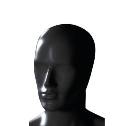 Male mannequin head in black - MIX