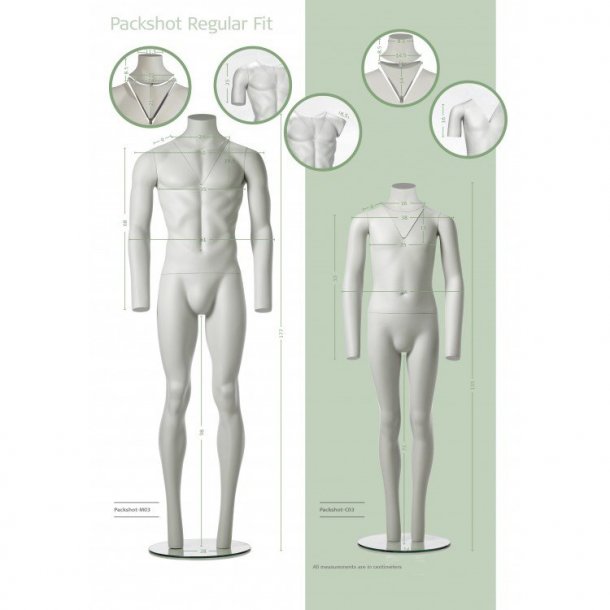 Packshot Photo Mannequin Men