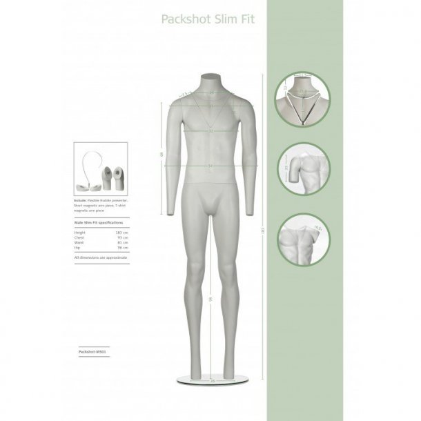 Packshot Photo Mannequin Men slim fit