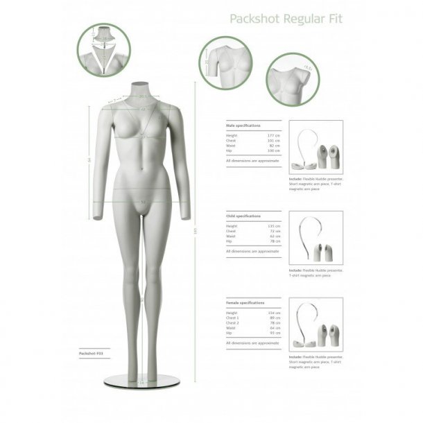 Packshot Photo Mannequin Lady