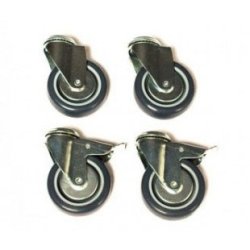 Joy-stativ m/4 lige arme - Krom, Sort &amp; Titan