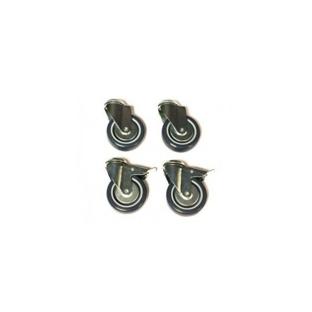 Joy-stativ m/4 lige arme - Krom, Sort &amp; Titan